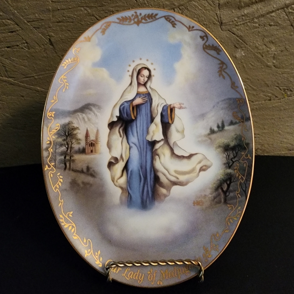 Our Lady Of Medjugorje Collector Plate